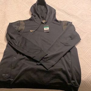 Men’s Nike black dri-fit hoodie. New with tags. XL